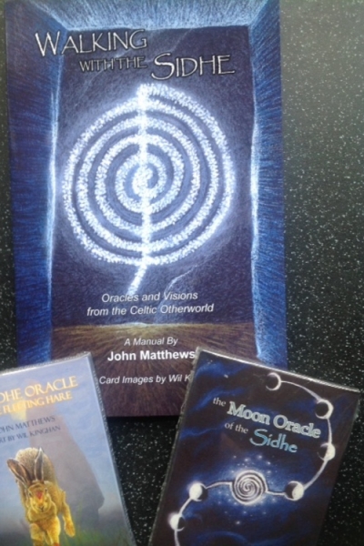 Walking with the Sidhe SET by John Matthews: Book & 2 packs of cards